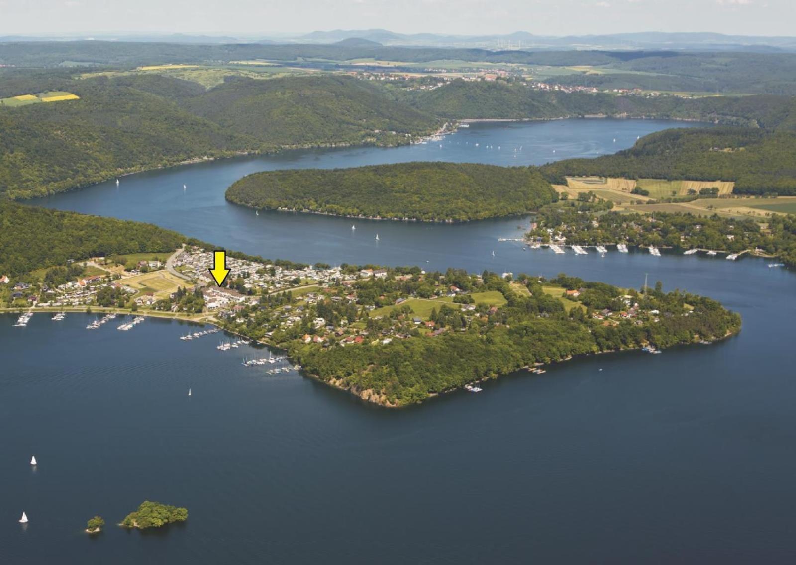SeglerFewo mit traumhaftem Blick vom Balkon Scheid  Exterior foto